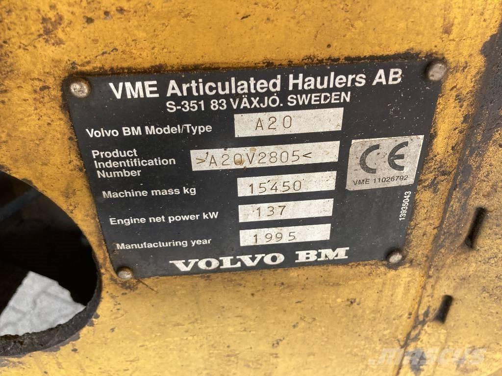 Volvo A 20 6x6 Zglobni demperji