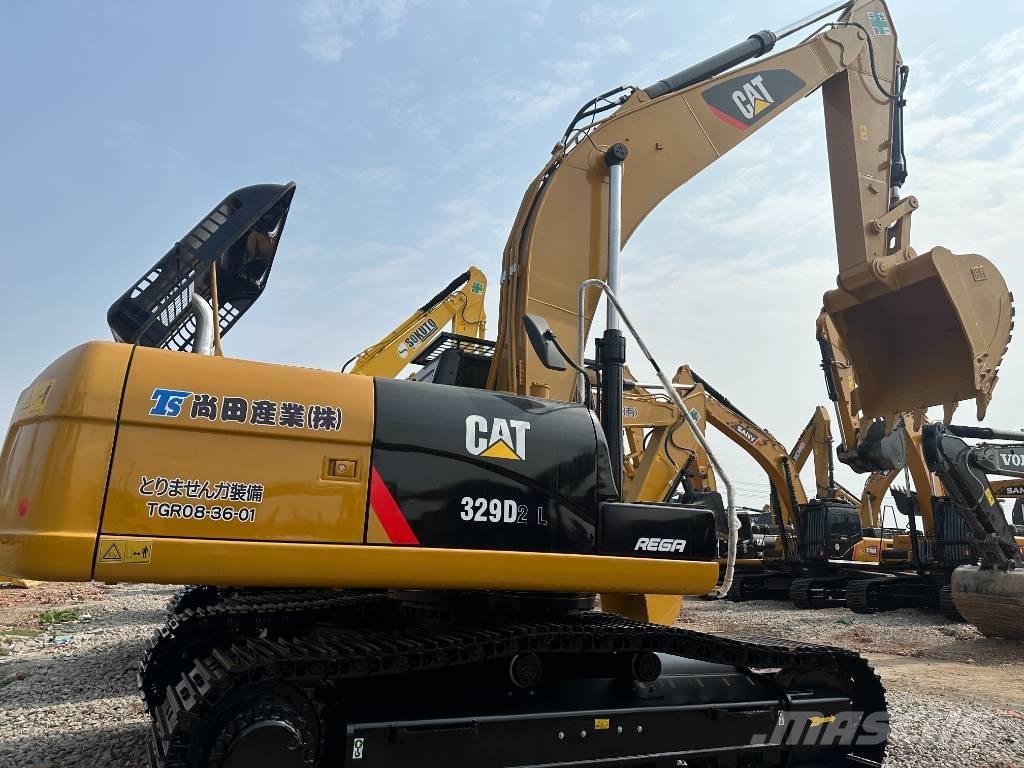 CAT 329D2 Bagri goseničarji