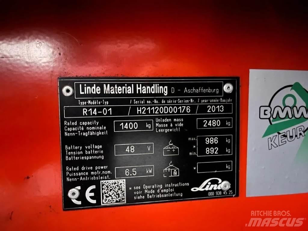 Linde R14-01 Viličarji s pomičnim teleskopom