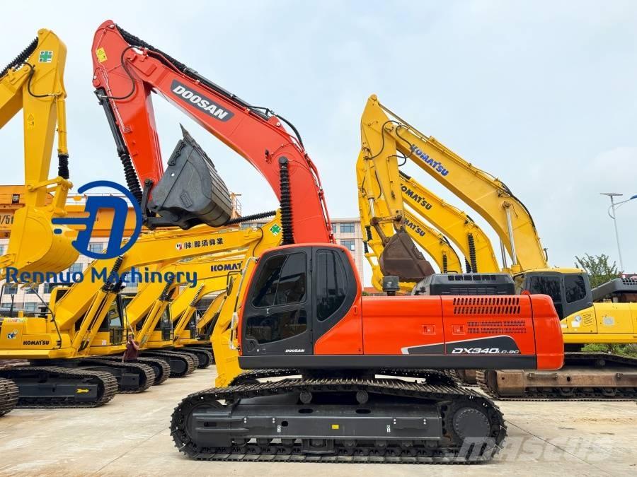 Doosan DX 340 Bagri goseničarji