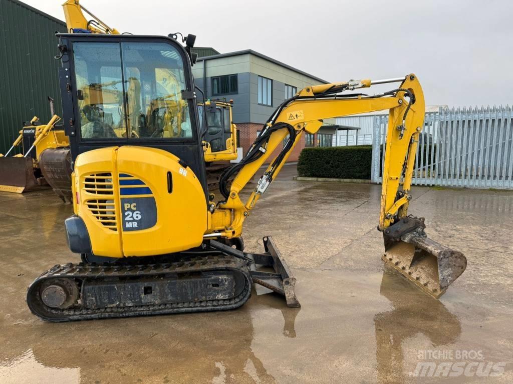 Komatsu PC 26 MR-3 Mini bagri <7t