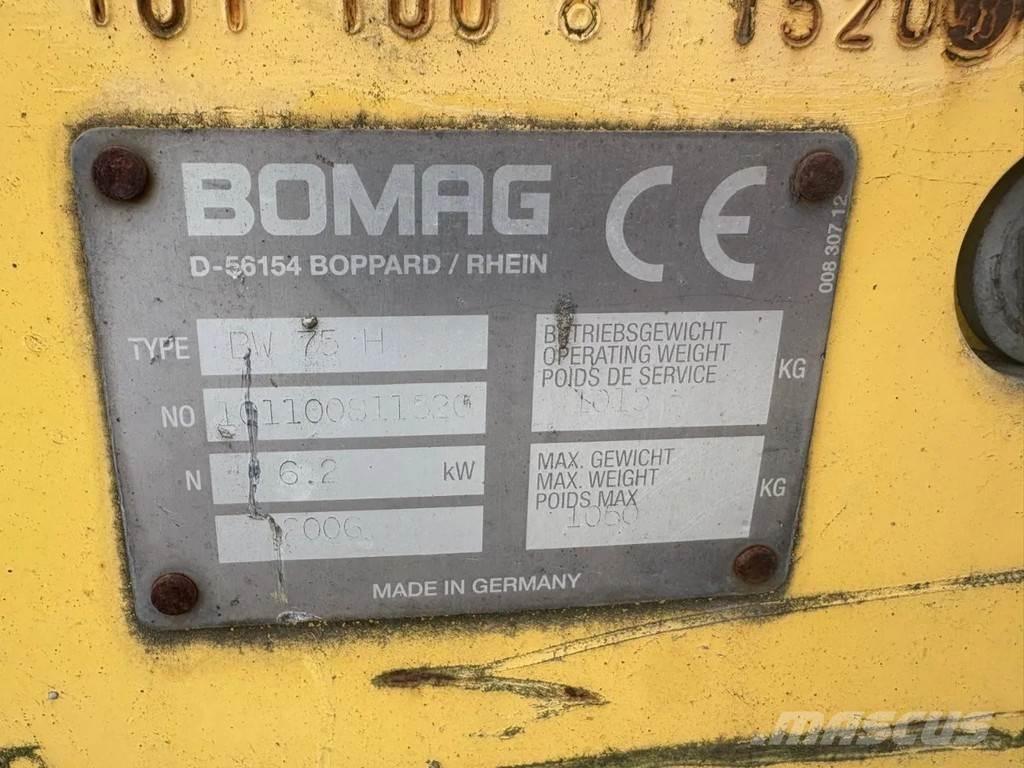 Bomag BW75H Drugi valjarji