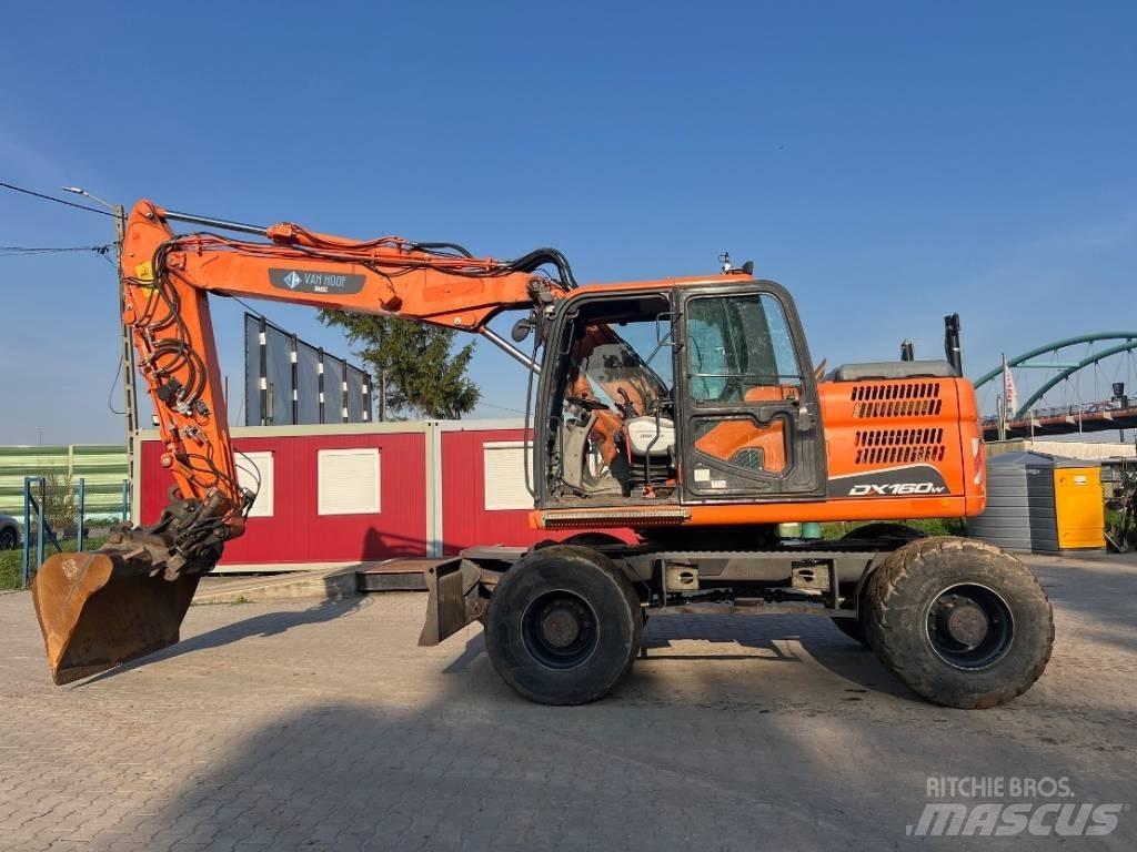 Doosan DX 160 W-3 Bagri na kolesih