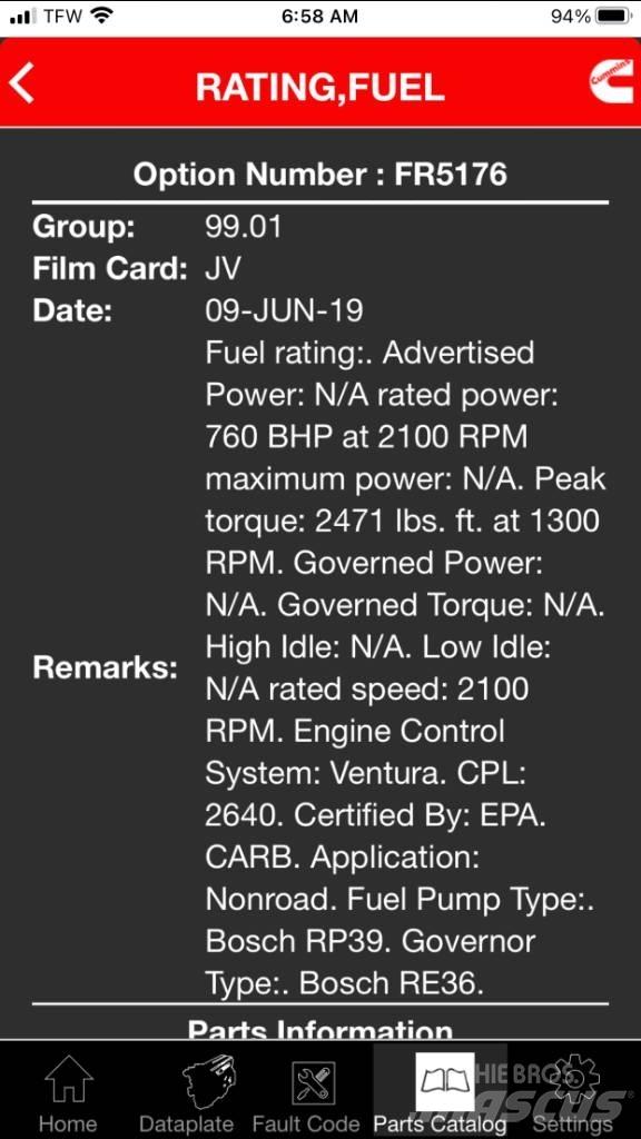 Cummins QST30 Motorji