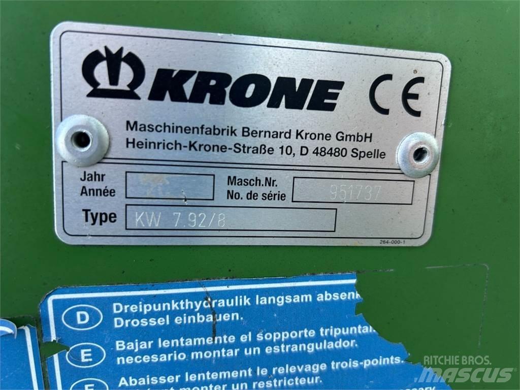 Krone KW 7.92 Obračalniki in zgrabljalniki