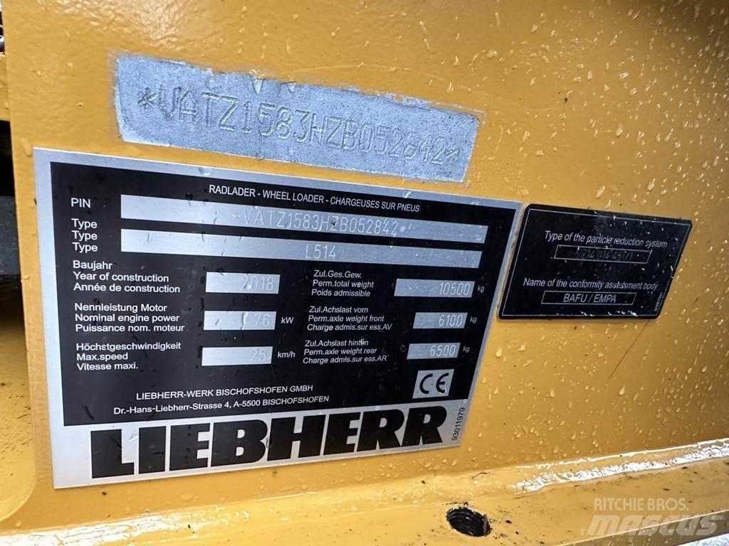 Liebherr L514 Kolesni nakladalci