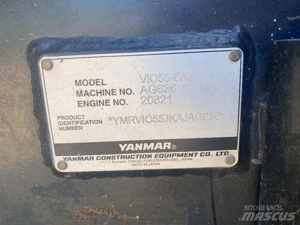 Yanmar Vio 55-6 A Mini bagri <7t