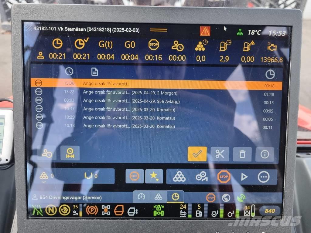 Komatsu 895 Forwarderji