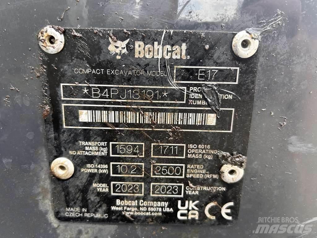 Bobcat E17 Mini bagri <7t