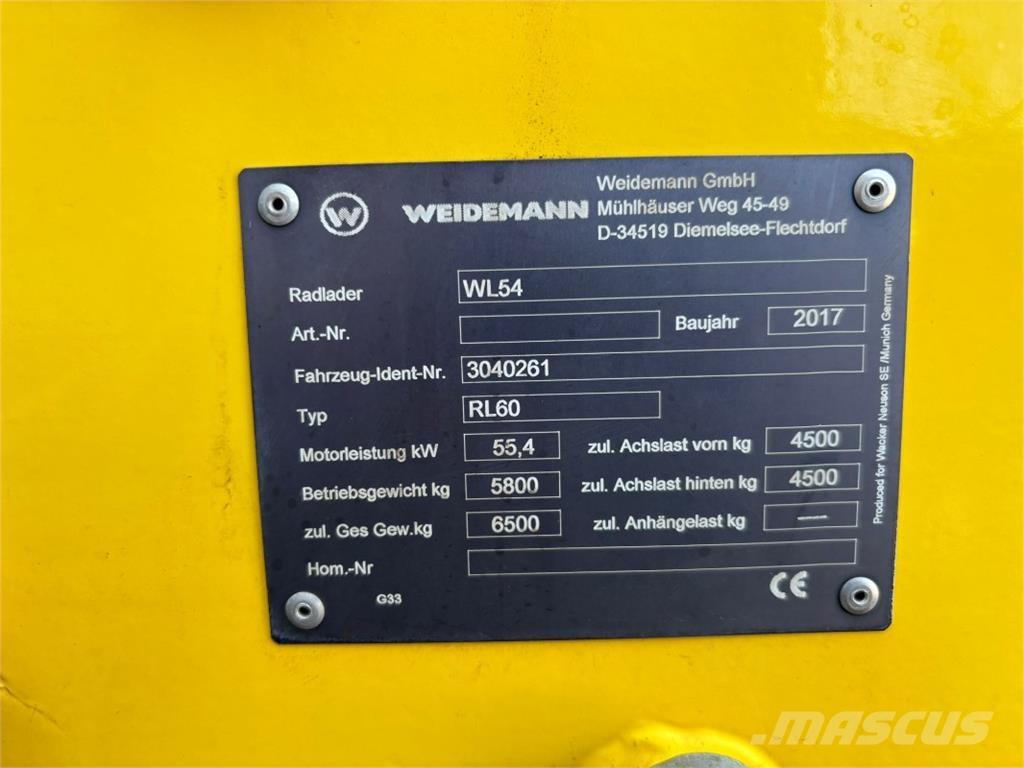 Wacker WL 54 Kolesni nakladalci