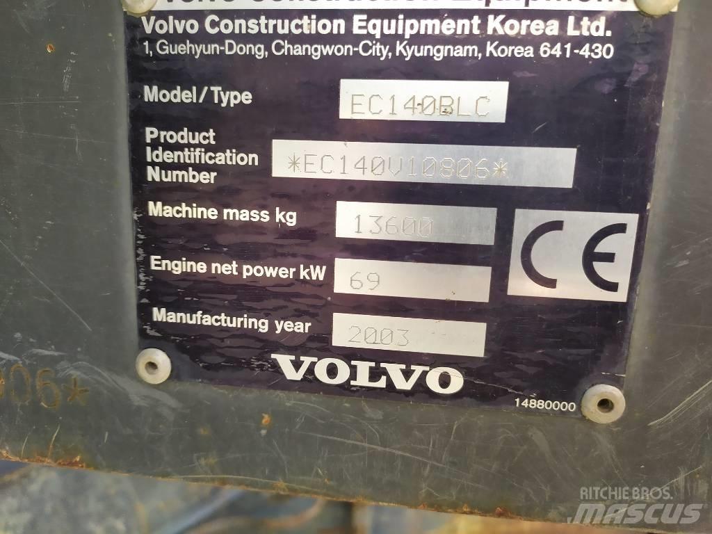 Volvo EC 140 B LC Bagri goseničarji