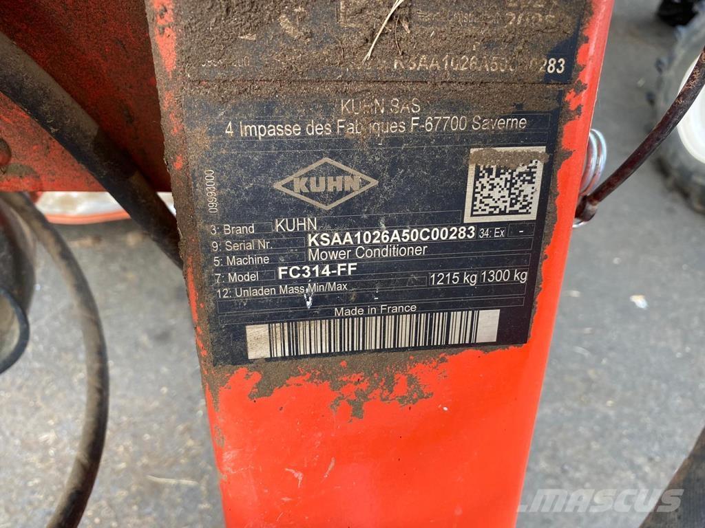 Kuhn FC 314 FF Priključne in vlečne kosilnice