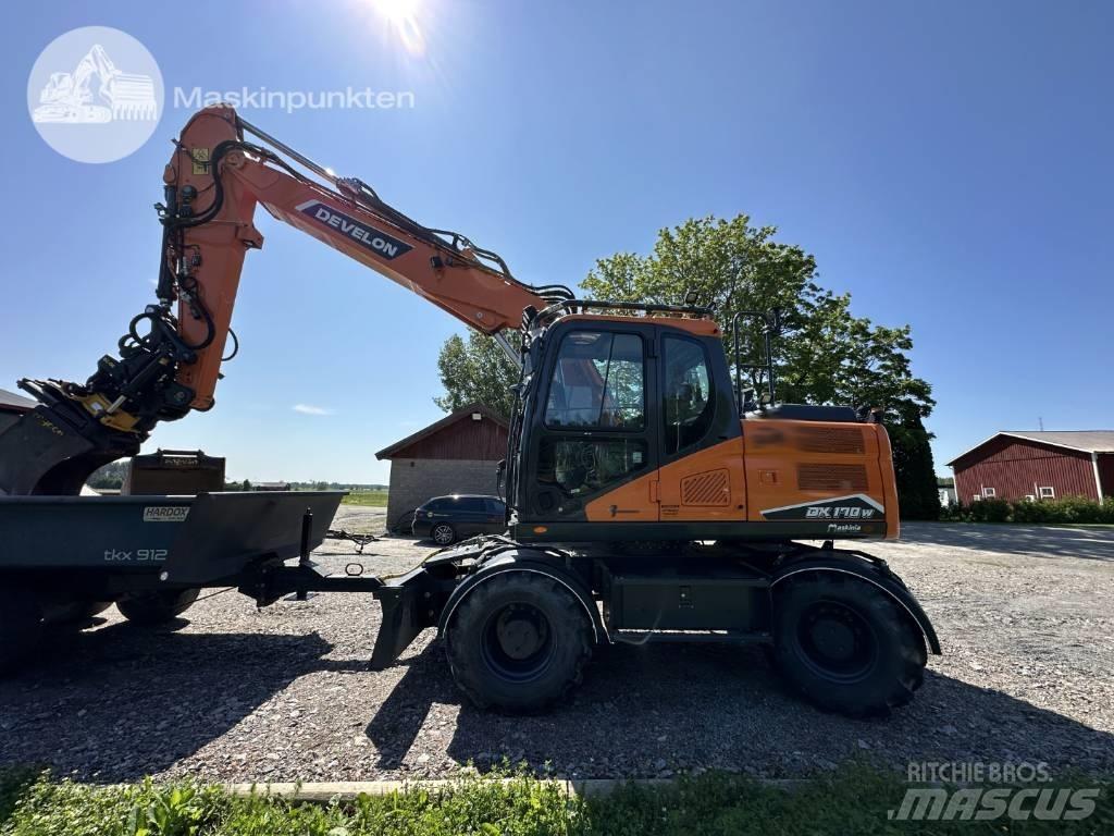 Develon DX 170 W-7 Bagri na kolesih