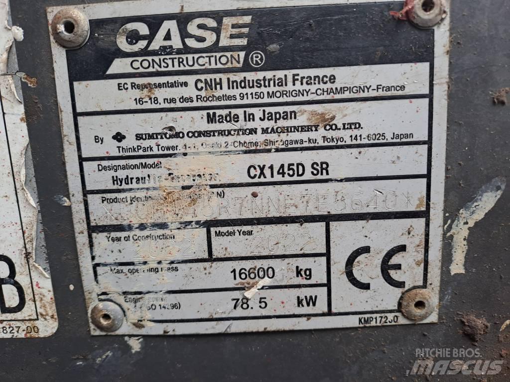CASE CX145D SR Bagri goseničarji