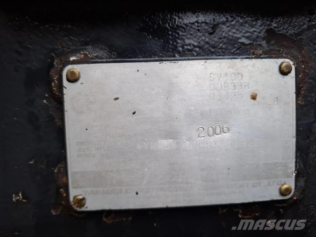 Yanmar SV 100 Midi bagri 7t – 12t