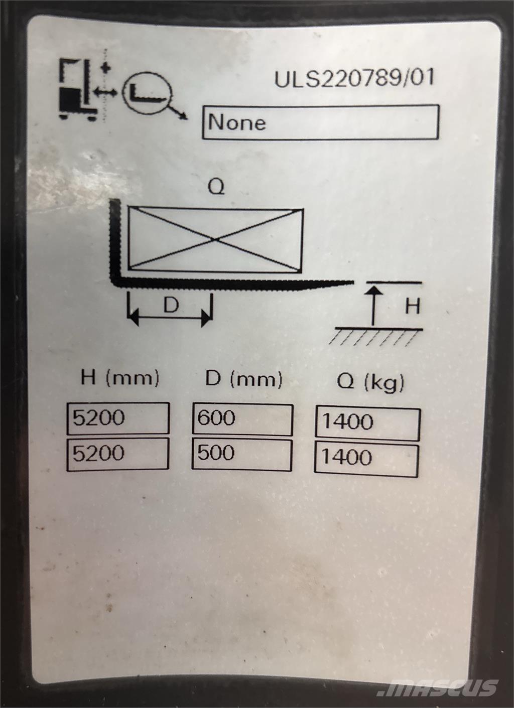 Atlet ULS140 Viličarji s pomičnim teleskopom