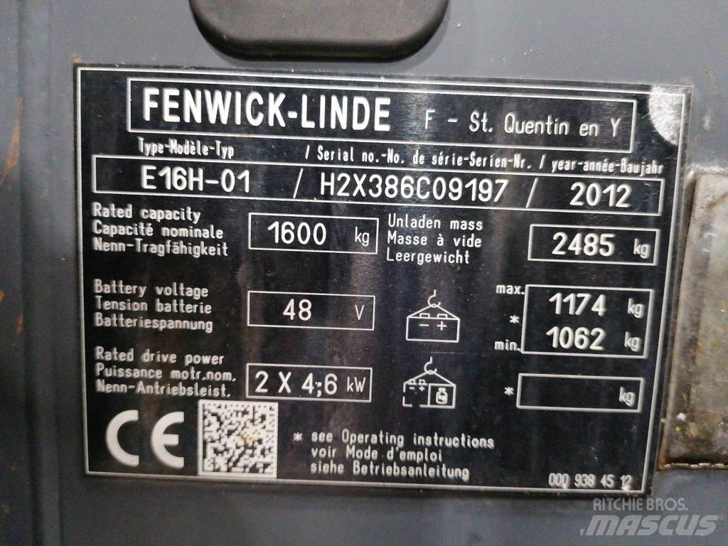 Linde E16H-01 Električni viličarji