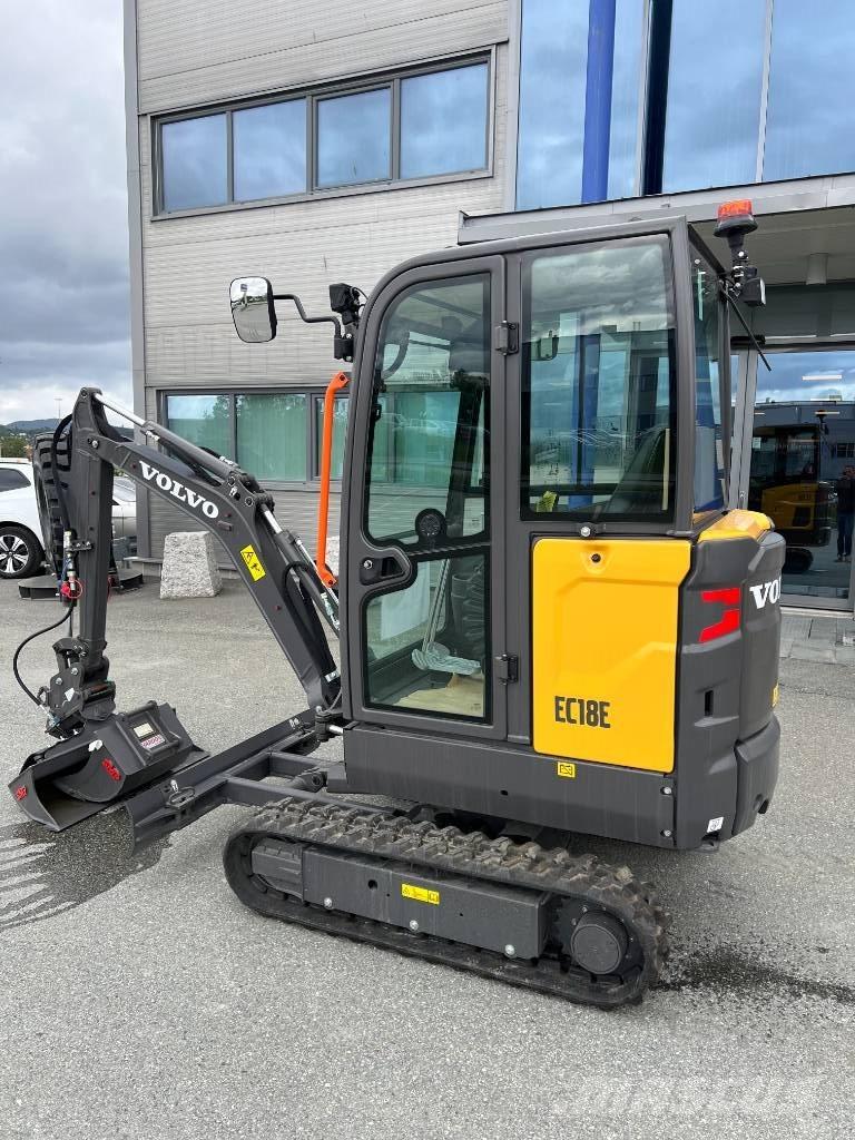 Volvo EC 18 E Mini bagri <7t