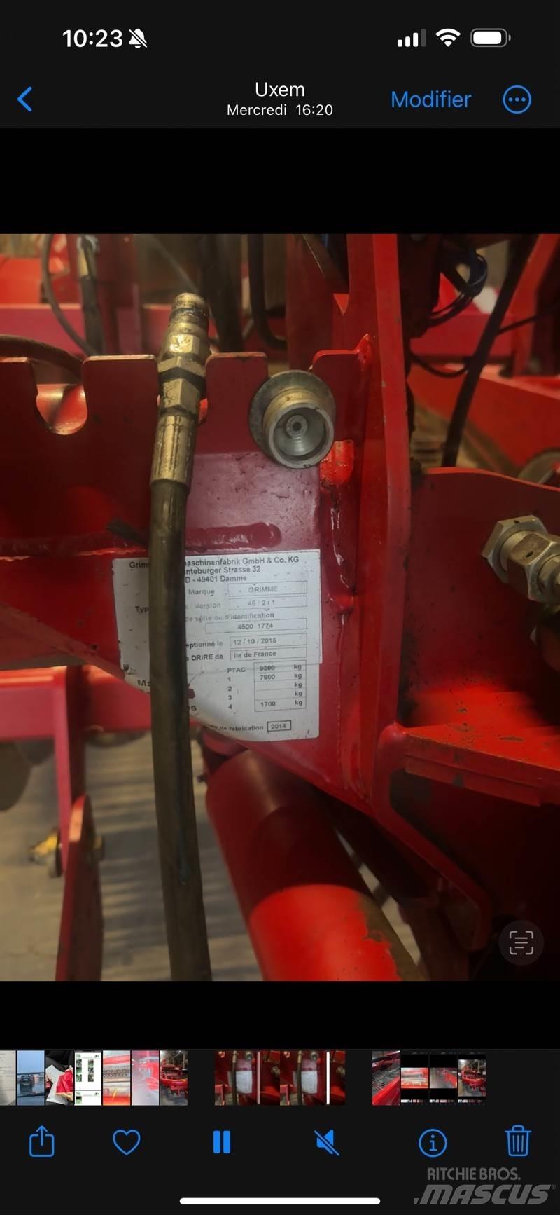Grimme gt170 Kombajni za zelenjavo