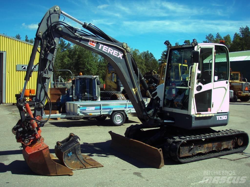 Terex TC 50 Mini bagri <7t