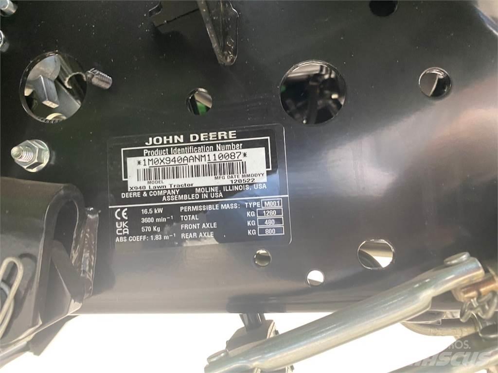 John Deere X940 Kosilnice