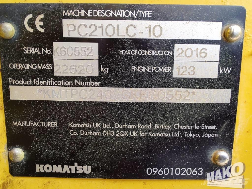 Komatsu PC 210 Bagri goseničarji