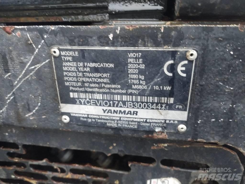 Yanmar Vio 17 U Mini bagri <7t