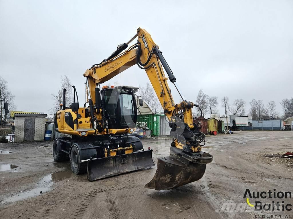 JCB JS 145 W Bagri na kolesih