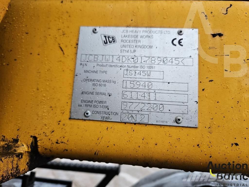 JCB JS 145 W Bagri na kolesih