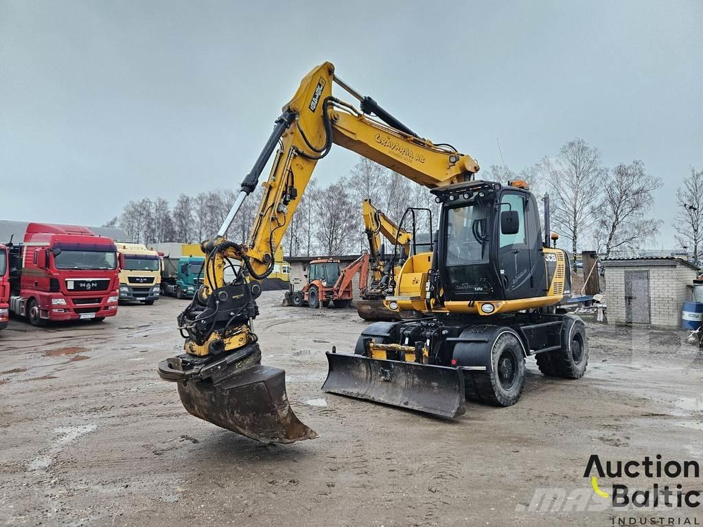 JCB JS 145 W Bagri na kolesih
