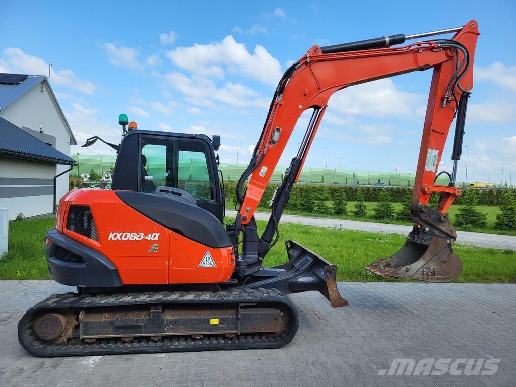 Kubota KX080-40 Mini bagri <7t
