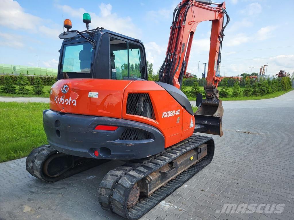 Kubota KX080-40 Mini bagri <7t