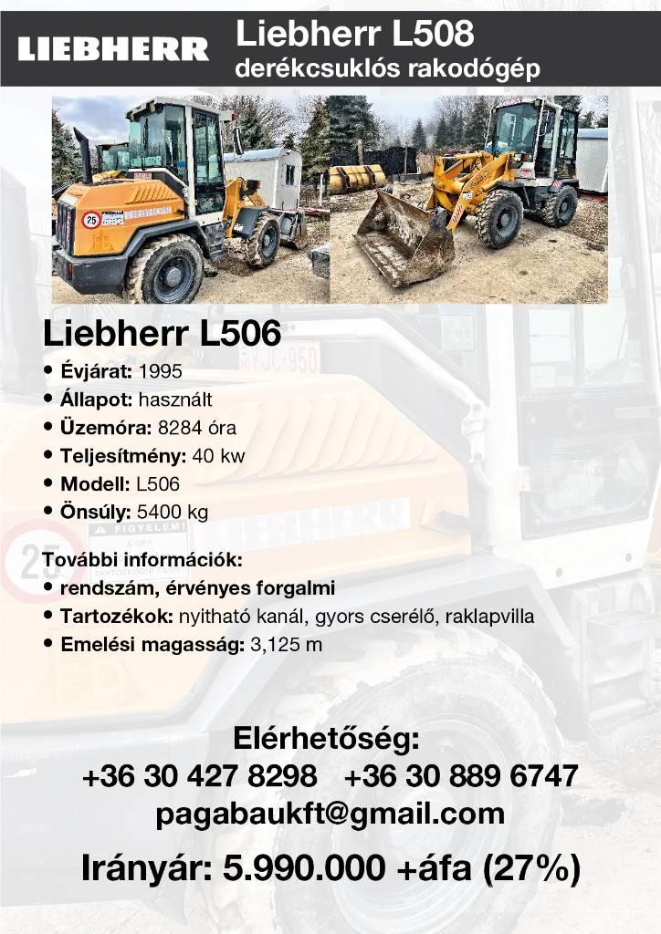 Liebherr L506 Kolesni nakladalci