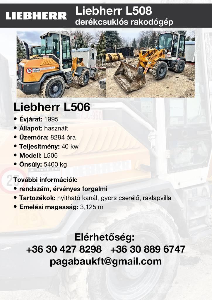 Liebherr L506 Kolesni nakladalci