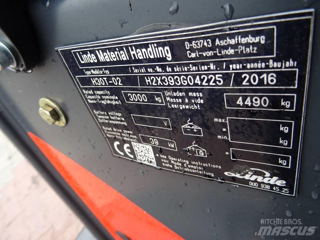 Linde H30T-02 Plinski viličarji