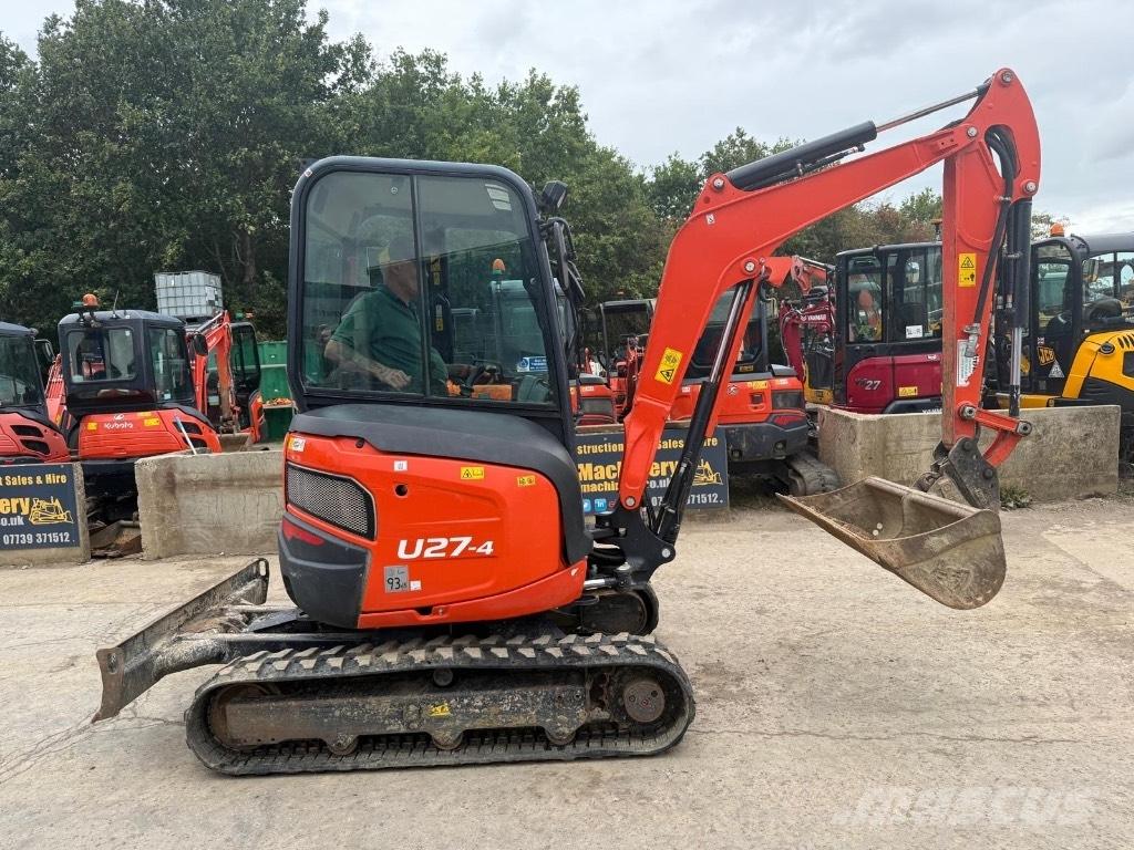 Kubota U 27-4 Mini bagri <7t