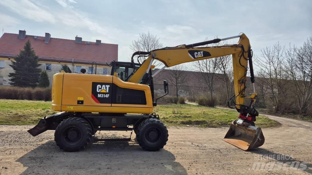 CAT M 314 F Bagri na kolesih