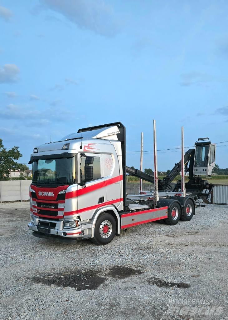 Scania R 540 Tovornjaki z žerjavom