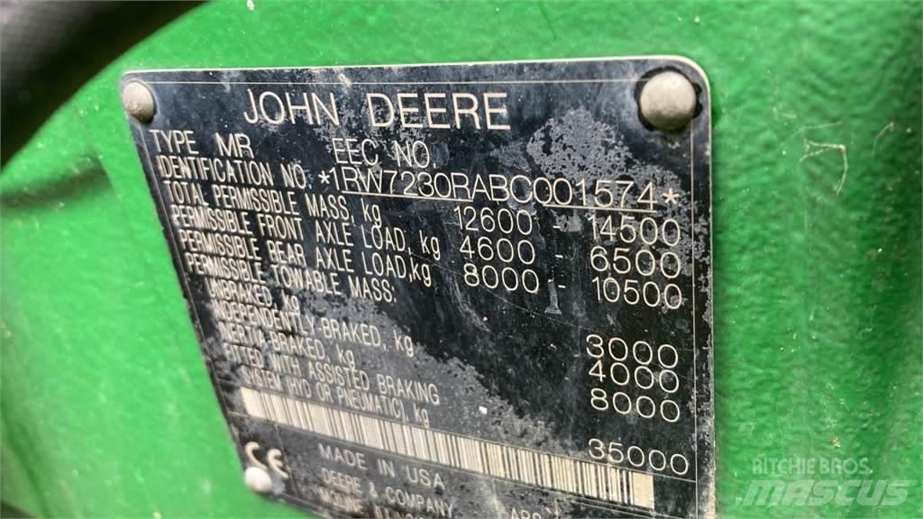 John Deere 7230R Traktorji