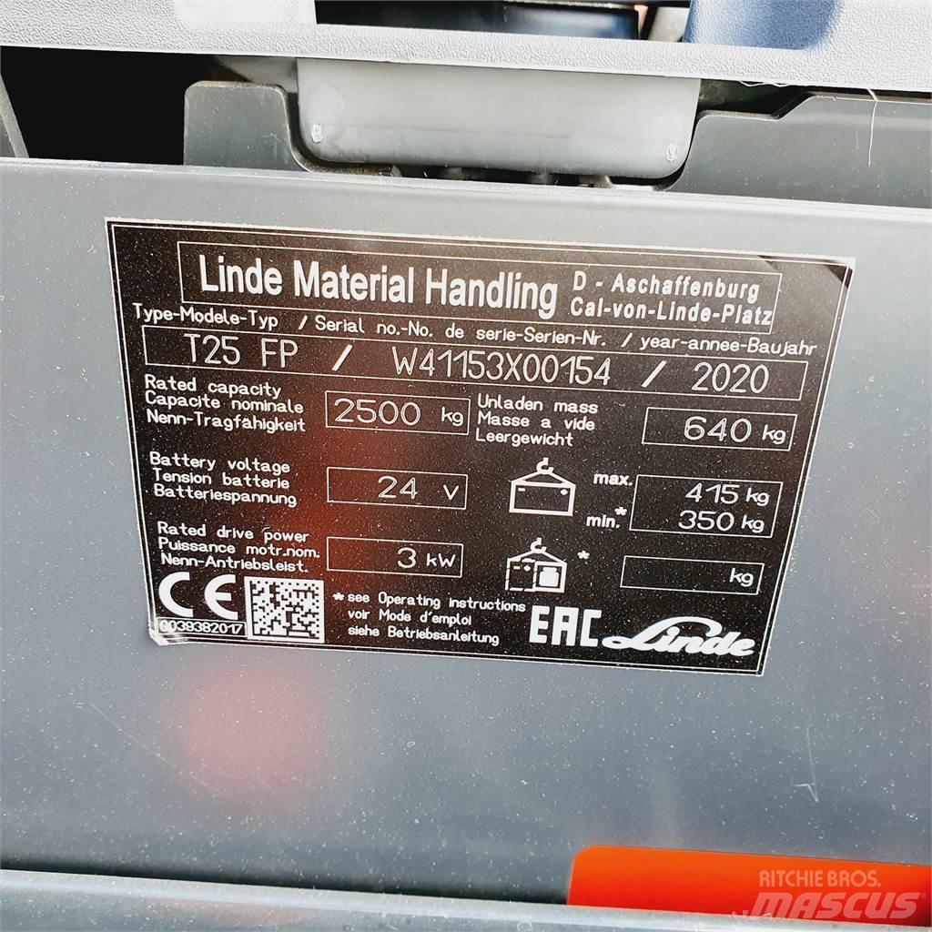 Linde T25FP Električni nizko dvižni viličar