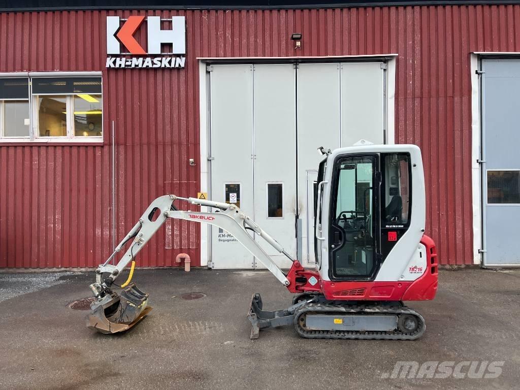 Takeuchi TB 216 Mini bagri <7t