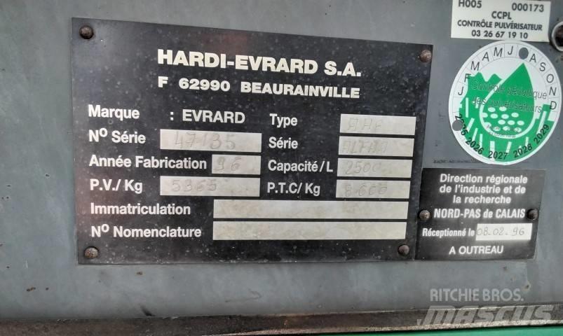 Evrard Alpha 2500 Samohodne škropilnice