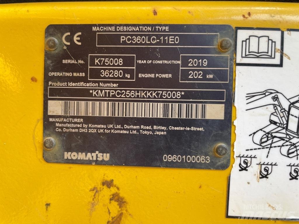 Komatsu PC 360 LC-11 Bagri goseničarji