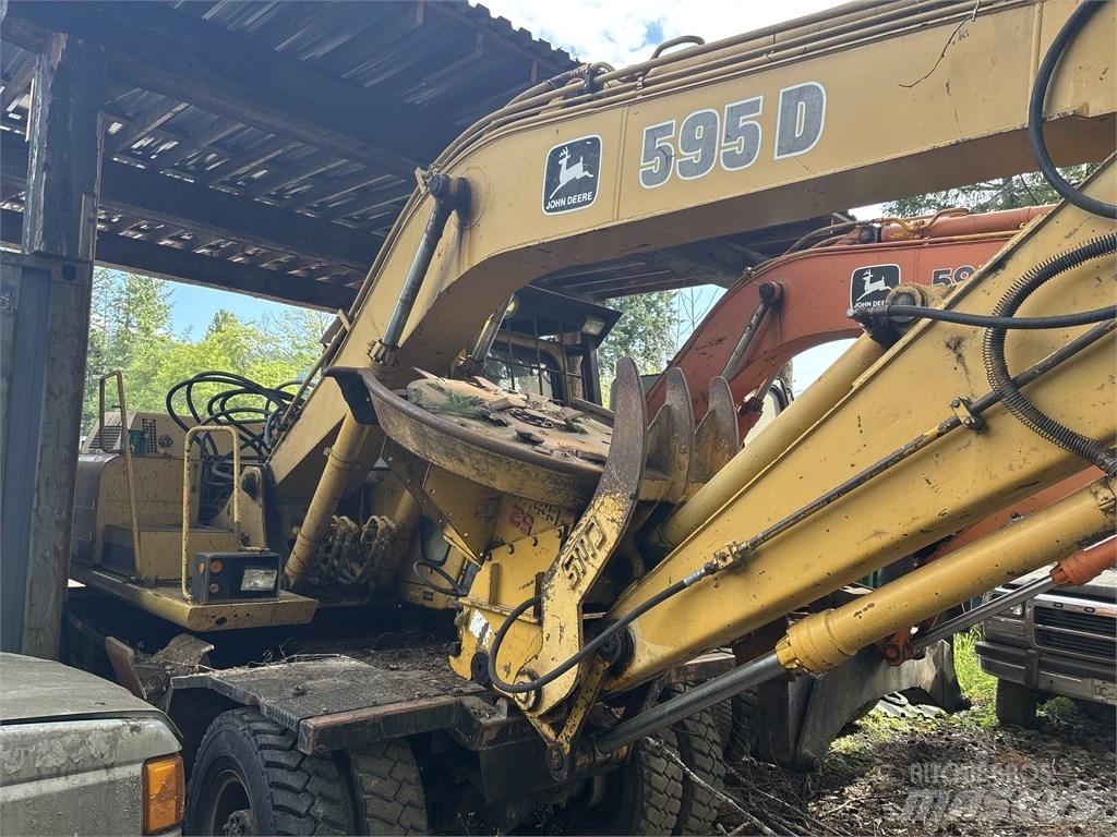 DEERE 595D Bagri na kolesih