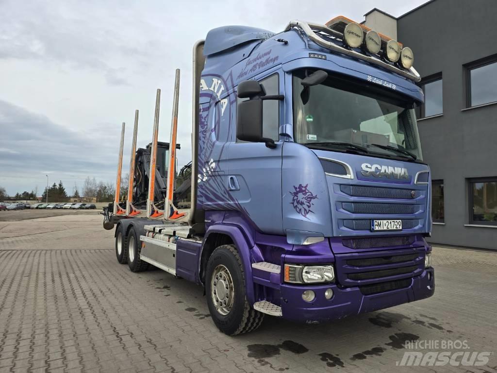 Scania R 580 Tovornjaki za hlode