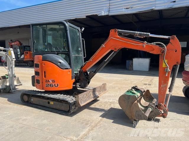 Hitachi ZX 26 Mini bagri <7t