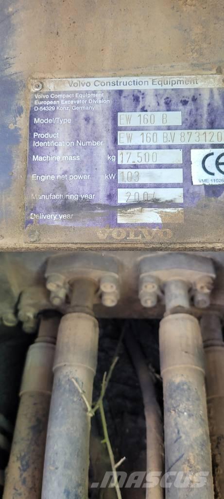 Volvo EW 160 Bagri na kolesih