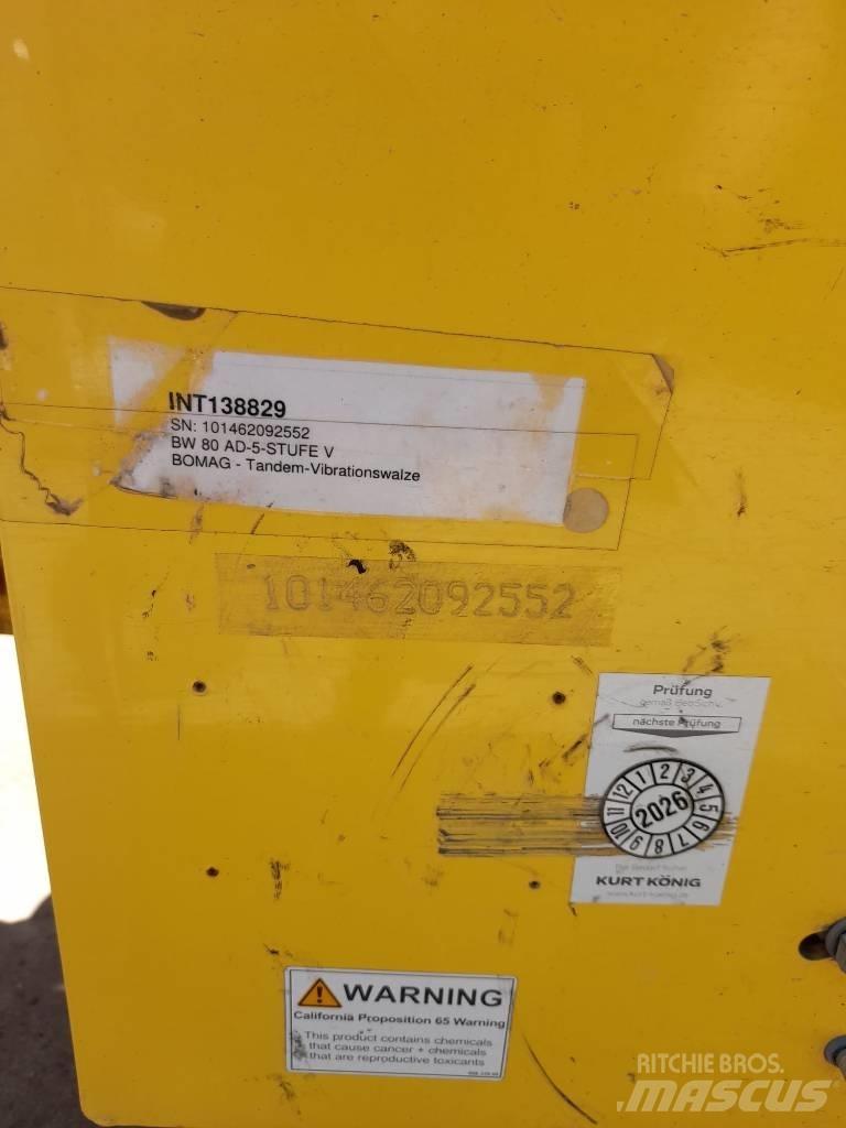 Bomag BW 80 AD-5 Dvojni valjarji