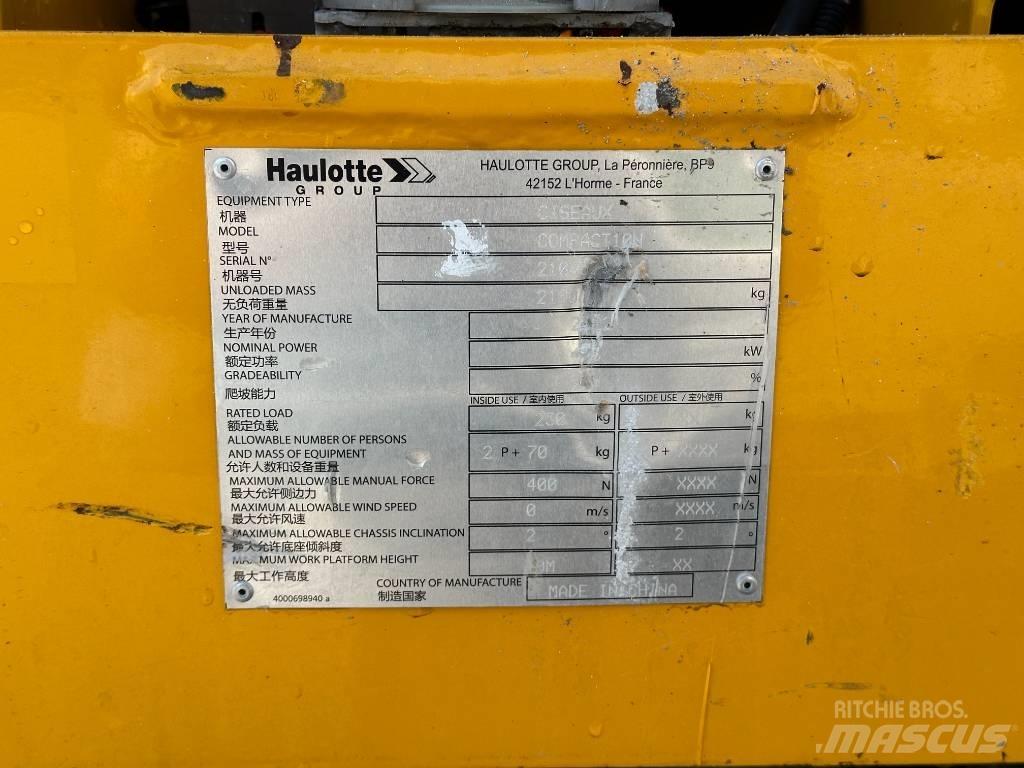 Haulotte COMPACT 10N Škarjaste dvižne ploščadi