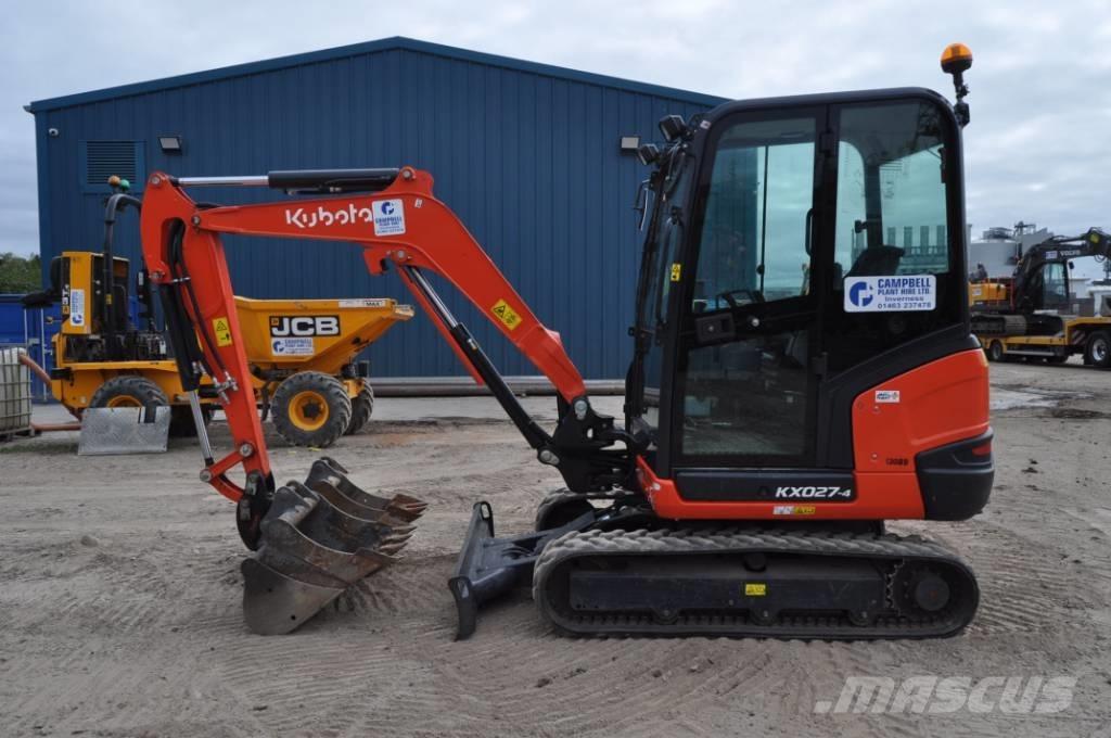 Kubota KX 027-4 Mini bagri <7t